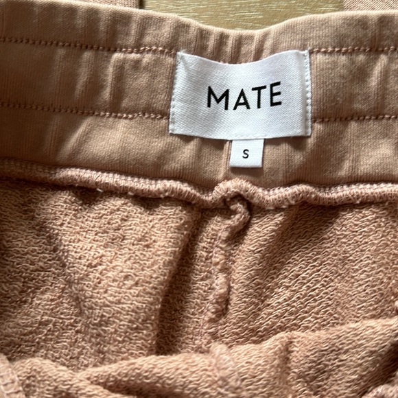 MATE the Label Pants Organic Terry Classic Jogger In Rose - Picture 6 of 7